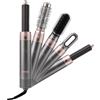Jocca - Spazzola ad Aria Calda 5 in 1 | 800-1000W | Multifunzione: Asciugacapelli, Arricciacapelli, Piastra e Volumizzatore | Con 5 Accessori Intercambiabili e Custodia Premium