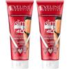 Eveline Cosmetics Slim Extreme 4D Siero Snellente Termoattivo Anti-Cellulite - Formula Avanzata Brucia Grassi con Caffeina e Centella Asiatica, 250 ml (Confezione da 2)