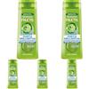 Garnier Fructis Shampoo Fortificante, Per Capelli Normali, Per Capelli Forti e Luminosi, Con Estratto di Pompelmo e Vitamina B6, Forti & Brillanti, 250 ml (Confezione da 5)