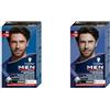 Men Perfect Schwarzkopf, Men Perfect, Tinta per Capelli, in Gel, Copertura dei Capelli Bianchi per Uomo, Risultato Effetto Naturale, Dura Fino a 28 Shampoo, Tonalità 80 Castano Nero Naturale (Confezione da 2)