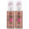 Essence Cosmetics Stay All Day 16H Long-Lasting Fondotinta Viso, Lunga Durata, Opacizzante, Correttivo del Colore, Opaca, 30 ml (Confezione da 2)