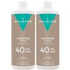 Valquer Laboratorios VALQUER Acqua Ossigenata Stabilizzata in Crema 40 Volumi 12% | Ossidante Professionale per Colorazione Permanente e Decolorazione Capelli | Formula Vegana con Ingredienti di Origine Naturale | 1 L