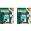 GEOMAR | Kit Bende Drenanti, Contro gli Inestetismi della Cellulite, 95% di Origine Naturale Con Tris Di Sali (Marino, Epsom, Mar Morto), Made in Italy, 140 ml x 3 Applicazioni (Confezione da 2)