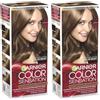 Garnier Color Sensation, Colorazione Permanente, 200 gr, no. 6.0 Biondo scuro (Confezione da 2)