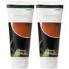KORRES MINT TEA latte corpo levigante con aloe vera, crema nutriente al profumo di menta, vegana, dermatologicamente testata, senza siliconi e parabeni, 200 ml (Confezione da 2)