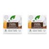 Dr.Organic Saponetta Shampoo e Balsamo Dr Organic Cocco & Arancia, Nutriente, Per Capelli Ricci e Spessi, NUOVO, Senza Plastica, Naturale, Vegano, Cruelty-Free, Senza Parabeni e SLS, Biologico, 75g