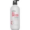 KMS ALLSMOOTH Shampoo per capelli medio-forti, forti, anti-crespe, anti-capelli, levigatezza, lucentezza, oliva, senza siliconi, formulazione vegana, 750 ml