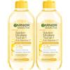 Garnier - Acqua Micellare Tutto in 1 - Arricchito con Vitamina C - Booster di luminosità - Per pelli opache in mancanza di lucentezza - Senza risciacquo - Formula ipoallergenica - 400 ml