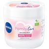 Beiersdorf NIVEA Crema Family Care (450 ml), idratante con olio di mandorle naturale al 100% e sistema pH delicato sulla pelle, crema per la pelle leggera per 24 ore di protezione dall'umidità
