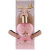 Accentra Set da bagno Romantic DREAMS in confezione regalo per donne, 80 ml, gel doccia e statuetta decorativa, alce elegante, set regalo con fragranza Tea Rose & Velvet, regalo ideale per Natale e