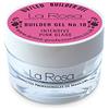 La Rosa Productos Profesionales BUILDER GEL per unghie UV/LED - flessibile e moderatamente spesso, molto BUONO Proprietà ADESIVE (Vetro Rosa Intensivo)