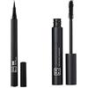 3INA MAKEUP - Vegan - Cruelty Free - The 24 Pen Eyeliner 900 and The 24h Level Up Mascara - Set Trucco Occhi - Eyeliner Liquido Nero e Mascara Ciglia Allungante e Volumizzante - Formula Lunga Durata