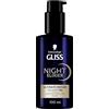 Gliss Night Elixier Ultimate Repair (100 ml), siero rigenera i capelli danneggiati durante il sonno, la cura dei capelli lascia capelli morbidi e rigenerati durante la notte
