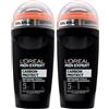 L'Oréal Paris Men Expert Deodorante Roll-On Carbon Protect, Anti-traspirante, 50 ml (Confezione da 2)