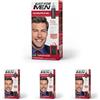 Just For Men Colorante In Gel, Tinta Semipermanente Per Capelli Uomo, Senza Ammoniaca, Con Cheratina E Vitamina E Per Capelli Forti, Colore Castano Scuro, H45 (Confezione da 4)