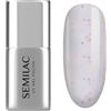 Semilac Smalto UV Top Coat T30 Candy Drops 7ml - Gel Top Coat trasparente con particelle colorate, effetto nail art