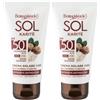 Bottega Verde - SOL Karitè, Crema Solare Viso, 50ml, SPF 50, Arricchita con Burro di Karitè, Nutriente e Antimacchie, Senza Profumo, Senza Siliconi, Specifica per Pelli Normali o Secche, Fototipo 1,2