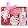 Accentra cofanetto bagno SWEET PEONY idea regalo rosa bianco e oro