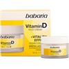 Babaria - Crema Viso Vitamina D | Rivitalizzante e Antiossidante | Attiva i Recettori della Vitamina D | Idratazione Duratura con Vitamina E | Antirughe | Per Tutti i Tipi di Pelle | 50ml