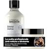 L'Oréal Professionnel Paris, Shampoo Professionale per Capelli Colorati Metal Detox Serie Expert, 300 ml + Maschera Professionale, Formula Anti-Metallo, 250 ml