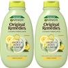 Garnier Shampoo Originale Remedies Soft Argilla e Limone 300 ml (Confezione da 2)