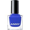 ANNY Nail Polish - Smalto colorato di alta qualità con lucentezza a lunga durata, resistente alle schegge e ad asciugatura rapida, colore: Blue Bay - Blu reale brillante - 15 ml
