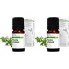 Aroma Labs Timo al Linalolo BIO (Thymus zygis CT linalool) - 5 mL - Olio Essenziale Chemiotipizzato e Certificato AB - Difese naturali & Benessere respiratorio - Aroma Labs - Made in France (Confezione da 2)