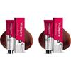 Vitalcare | Professional - Colorazione Permanente Professionale, Crema Colorante Capelli, Tintura Capelli con Proteine della Seta, n° 6/6, Rosso Intenso, 100ml (Confezione da 2)