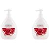 Naturaverde | Natural Beauty - Sapone Liquido Melograno, Sapone Mani Detergente e Rigenerante, Ingredienti di Origine Naturale, 500ml (Confezione da 2)