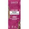SANTE Naturkosmetik Glossy Shine 1 Min Wonder Mask, cura profonda per capelli senza lucentezza con estratto di betulla biologico e complesso proteico a 3 strati, per 3 volte più lucentezza e