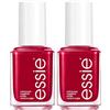 Essie Smalto dal Risultato Professionale Rossi e Coralli, Effetto Semipermanente, Forever Yummy, 13,5 ml (Confezione da 2)