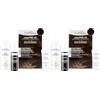 Euphidra ColorPro XD, 435 Castano Fondente| Gel Colorante Extradelicato (50 ml) + Base Attivante (50 ml) + Balsamo con Acido Jaluronico (20 ml) + 1 paio di guanti usa e getta e 1 cuffia