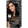 Joanna Multi Cream Color Colore per capelli per donne - Garantisce un colore duraturo - Effetto profondità 3D - Copre i capelli grigi - Colore attaccatura - Colore ebano nero 42 - Set completo