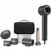 OBA Asciugacapelli HY01PRO Professionale, KIT FULL BAG Motore Brushless 120.000 RPM, 500 Milioni Ioni Negativi, 1400W,358g, Kit Completo con Borsa e Accessori, Silenzioso 54 dB, Flusso Aria 75 m/s