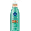 NIVEA Derma Skin Clear Gel detergente per una pelle visibilmente migliorata, efficace pulizia del viso per pelli impure con acido salicilico e niacinamide (150 ml)