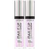 Catrice Cosmetics Catrice Max It Up Lip Booster Extreme, n. 050, multicolore, nutriente, volume estremo, ingrandente, vegano, senza conservanti, senza parabeni, senza particelle di microplastica, confezione da 2 (4 ml)