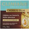 CLINIANS | Crema Nutriente Non Grassa, Crema&Olio, Dermatologicamente Testato, Made in Italy, 50 ml