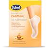 Dr. Scholl's Scholl ExpertCare PediMask - Calzini per maschera, confezione da 4 pezzi, piedi più morbidi e lisci dopo 1 applicazione, idratazione intensa con miele Manuka, urea e burro di karitè, cura dei piedi