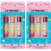 Lip Smacker, Back to School Collection, Eraser Box Lip Balm Trio, 3 Pezzi Set Balsamo Labbra, Set Regalo Tema Ritorno a Scuola in Simpatica Confezione a Forma di Gomma, Burrocacao per Bambini