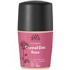 Urtekram Crema Deo Cristallo Rosa - 50 ml - Deodorante Naturale con Sale Minerale, Profumo di Rosa Fresca, Formula Delicata, Cosmetico Naturale Certificato, Vegan e Senza Alluminio