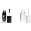 3INA MAKEUP - The Color Lip Oil 900 + The Color Lip Oil 100 - Nero + Brillante - Balsamo Labbra con Acido Ialuronico - Lucidalabbra 24H Idratazione - Lip Gloss Volumizzanti - Vegan - Cruelty Free