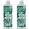 Faith in Nature Shampoo Naturale al Rosmarino, Riequilibrante, Vegano e Non Testato su Animali, Senza SLS e Parabeni, Capelli Normali o Grassi, 400 ml (Confezione da 2)