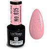 La Rosa Productos Profesionales LA ROSA UV LED Smalto Gel Hybrid Color CREMA - A Lunga Durata e Molto Facile da Applicare, Perfetto per la Nail Art - Fai da Te a Casa o in Salone - 9 ml (Rosa baby Sandy)