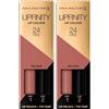 Max Factor - Lipfinity Lip Colour - Rossetto Lunga Durata e Gloss Idratante con Applicazione Bifase - Nuance 160 Iced - 2.3 ml e 1.9 g (Confezione da 2)