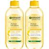 L'Oreal Paris Garnier Acqua Micellare Tutto in 1 SkinActive, Con Vitamina C, Per Pelli Spente e Non Uniformi, Senza Risciacquo, 400 ml (Confezione da 2)