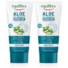 Equilibra Aloe Ialuronico Dermo-gel, Aloe Vera Gel, 150ml, 97% Ingredienti di Origine Naturale, con Aloe Vera e Acido Ialuronico, Ad azione idratante, Ideale Come Doposole, per Pelle che Tira