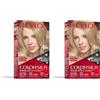 REVLON Colorsilk Colorazione Permanente Capelli Fai-Da-Te a Casa, Senza Ammoniaca e Arricchita con Cheratina, 74 - Biondo Medio, 3 Unità (Confezione da 2)