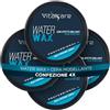 Vitalcare | Water Wax - Cera con Effetto Brillante, Cera per Capelli Uomo Professionale, per Capelli più Scolpiti e Definiti, 4 x 100 ml