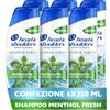 Head & Shoulders Menthol Fresh Shampoo Antiforfora 250ml Formato Convenienza X6, Uso Quotidiano. Fino al 100% Protezione dalla Forfora. Clinicamente Testato. Tutti i Tipi di Cute e Capelli