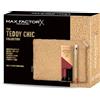 Max Factor, Cofanetto Regalo Donna Teddy Chic, Pochette in morbido tessuto teddy con Rossetto Lipfinity 070 Spicy + Colour Elixir Matita Labbra 5 Brown'n Nude